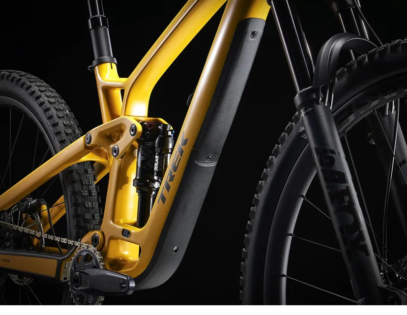Yellow trek mountain sales bike